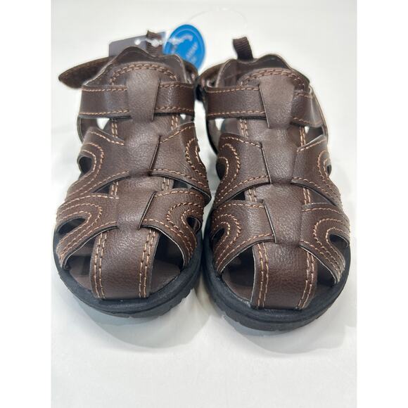 Carter's Vasco Brown Sandals Size 7 - Picture 2 of 4